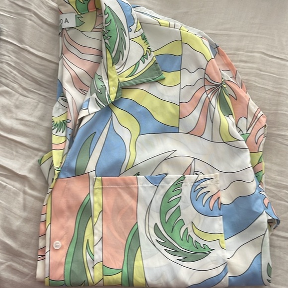 Colorful button down blouse - Picture 4 of 4